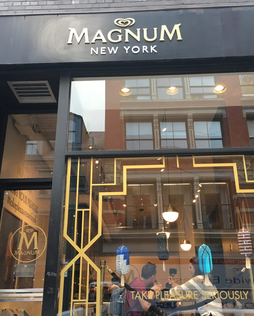 Magnum Store set up by MC² in SoHo, New York